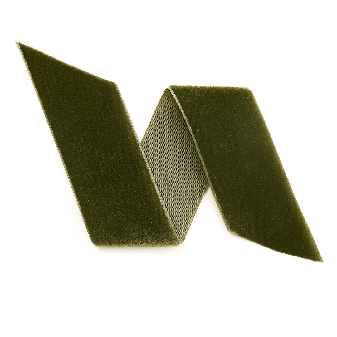 Hunter Green Velvet Forest Green Velvet Ribbon by the Yard Hunter Wedding Velvet Lodengrun Swiss ... | Etsy (US)