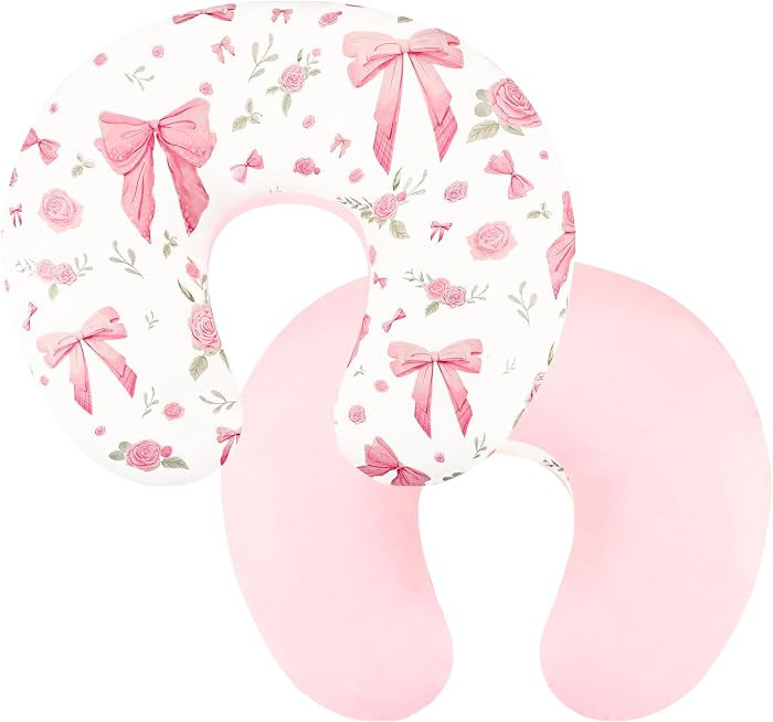 Nursing Pillow Cover, Ultra Soft Breastfeeding Pillow Covers for Newborn Baby Boys and Girls, Eas... | Amazon (US)