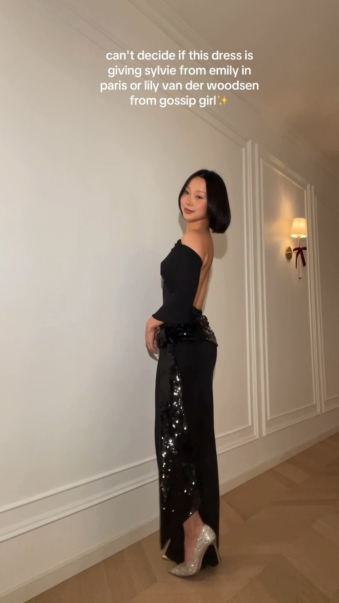 sylvie or lily?? either way it’s serving effortless chic🖤
#maxidress #elegantstyle #blackdress #emilyinparis #gossipgirl 

can't decide if this dress is giving sylvie from emily in paris or lily van der woodsen from gossip girl

sequin black maxi dress holiday party outfit date night outfit idea wedding guest outfit Sara find

#LTKHoliday #LTKFindsUnder100 #LTKWedding