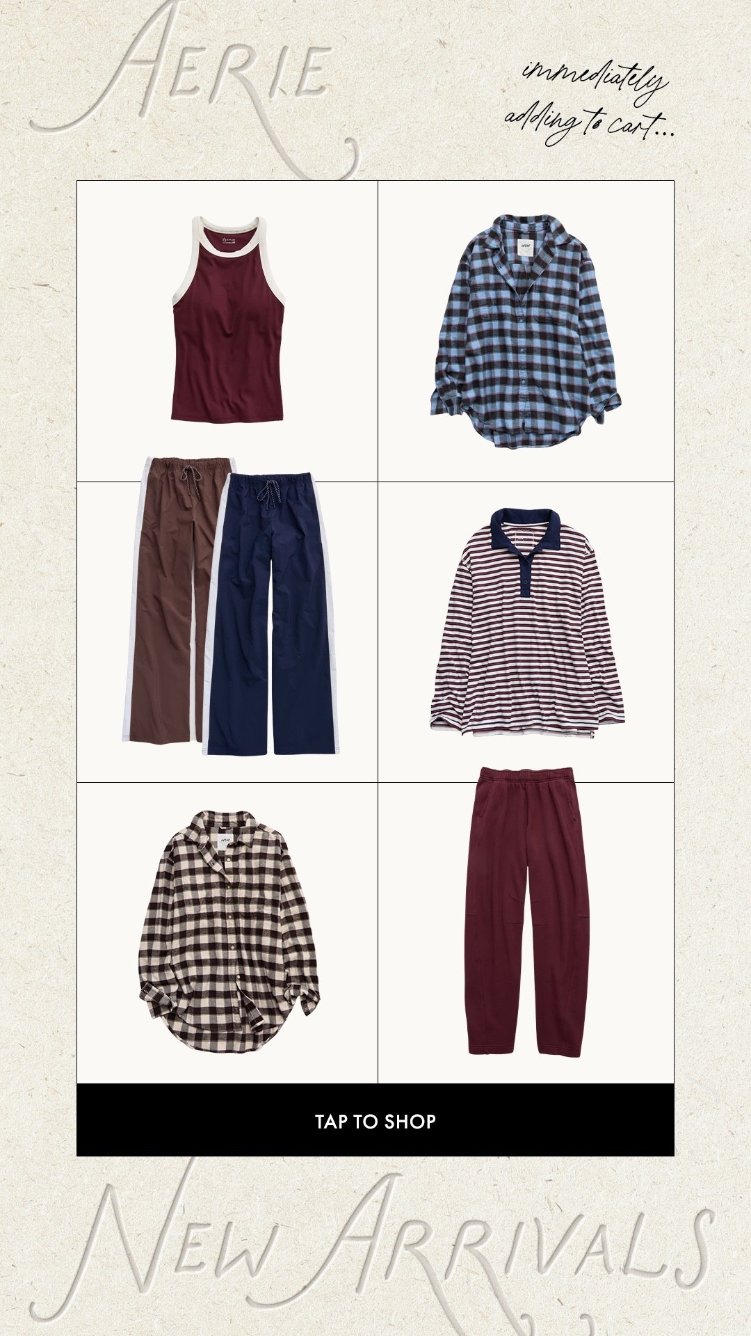 Aerie new arrivals 🤎🤎ordered the track pants and obsessed with them! In a size medium!

Aerie, fall finds, fall colors, striped pullovers

#LTKmomlife #LTKSeasonal #LTKootd