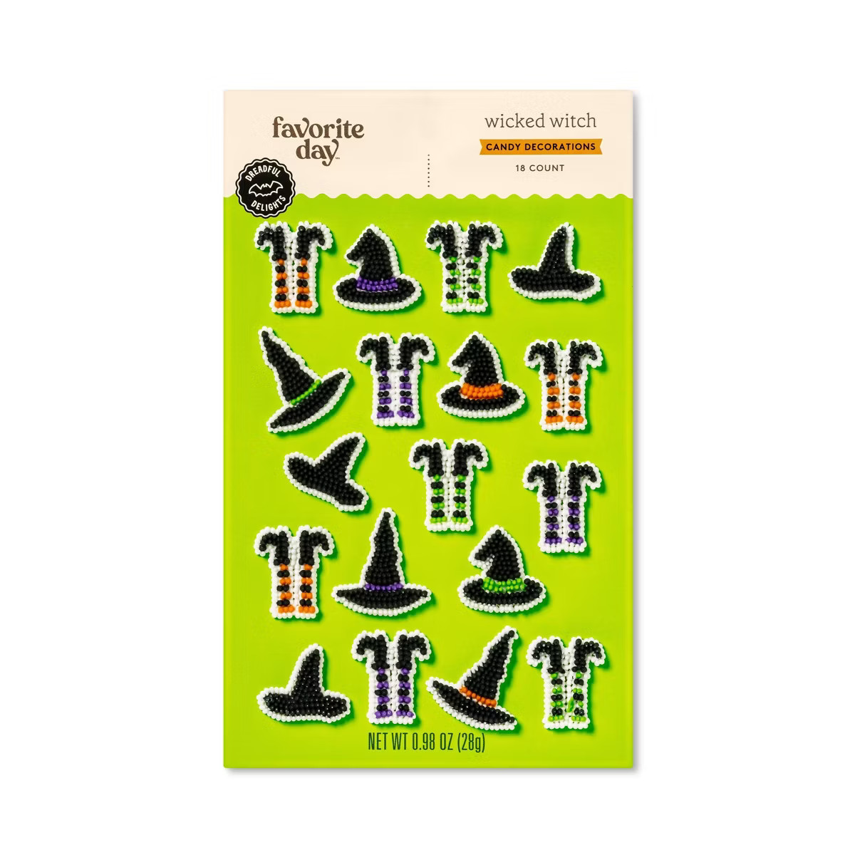 Wicked Witch Candy Decorations - 18ct / 0.98oz - Halloween - Favorite Day™ | Target