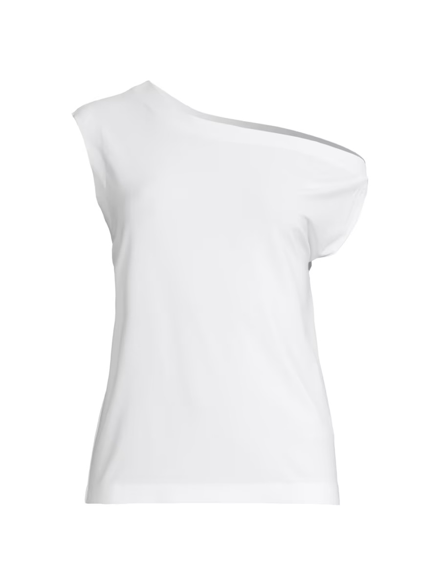 Norma Kamali Drop-Shoulder Jersey Top | Saks Fifth Avenue