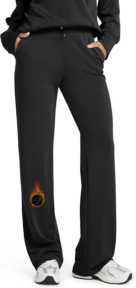 ODODOS Women's Modal Soft Wide Leg Pants with Pockets Adjustable Shockcord High Waist Casual Loun... | Amazon (US)