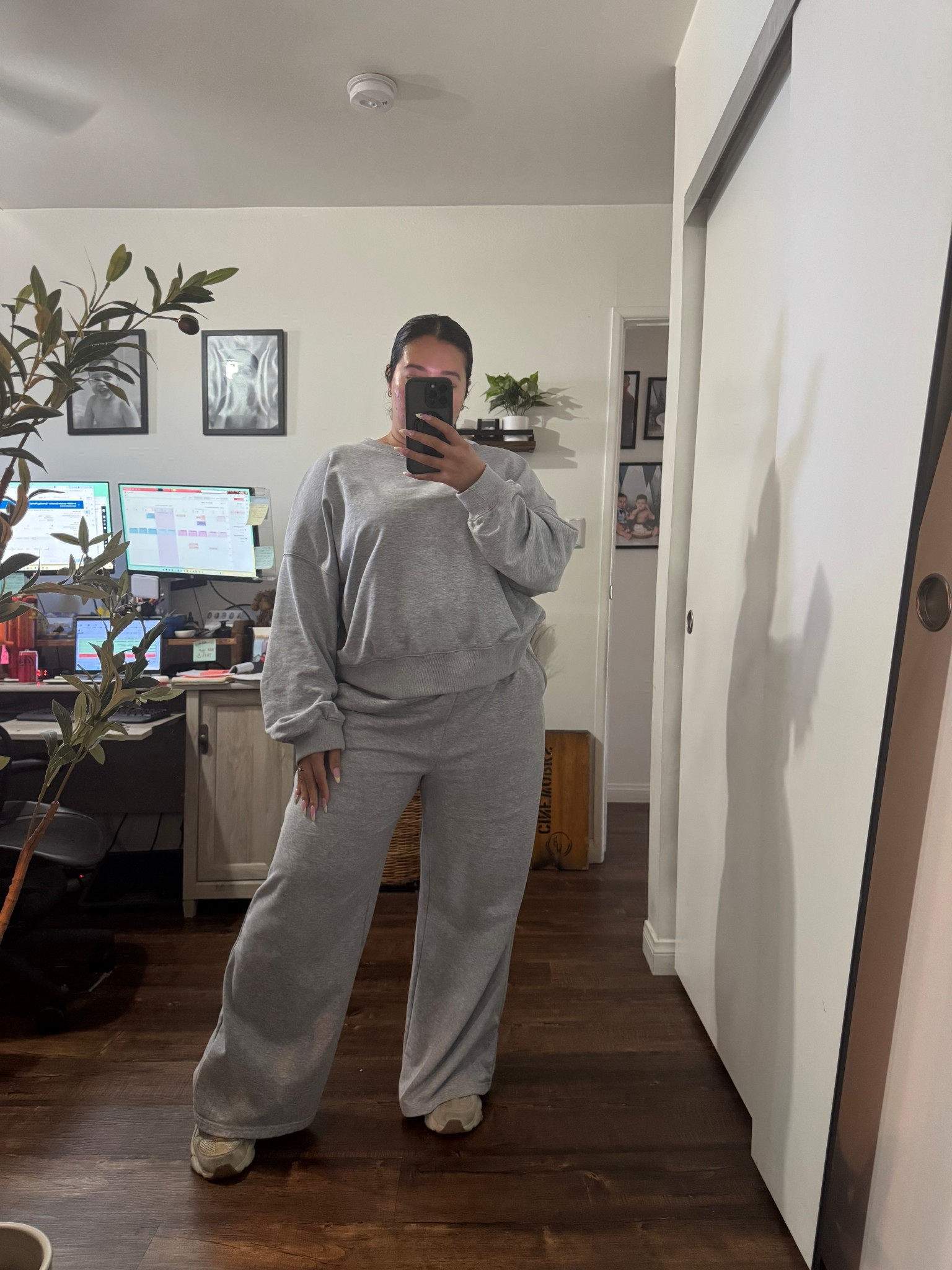 Super easy casual outfit I’m wearing as a wfh midsize mom.

This matching set is so light weight and comfortable, along with tummy friendly too. 

Size - large / runs big/ super comfortable and tummy friendly 

Casual outfit 
Midsize outfit 
Midsize fashion
Curvy fashion 
Mom outfit idea 
WFH outfit 
Travel outfit 
Airport outfit 
Sports mom outfit 



#LTKmomlife #LTKMidsize #LTKootd

#LTKMidsize #LTKootd #LTKmomlife