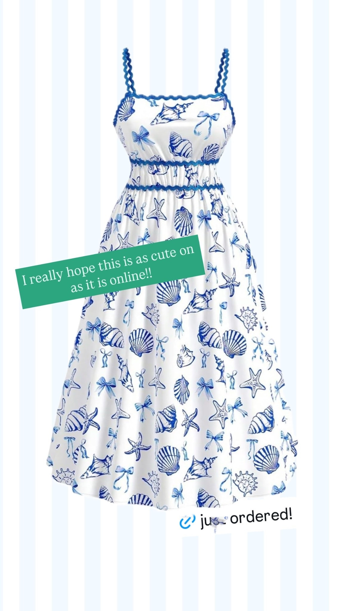 I really hope this is as cute on as it is online!!🐚💙

Spring, summer, dress, summer dress, plus size fashion, Amazon

#LTKSaleAlert #LTKSeasonal #LTKPlusSize