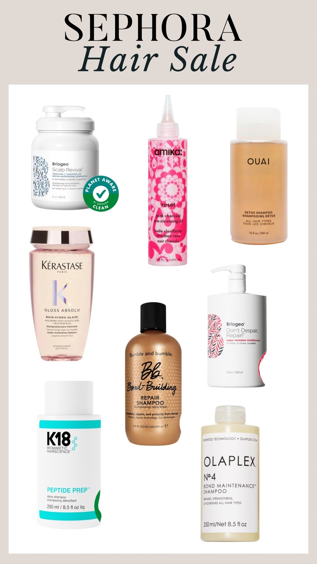 Sephora hair sale! Hair products I love that are on sale.

#LTKBeauty #LTKSaleAlert