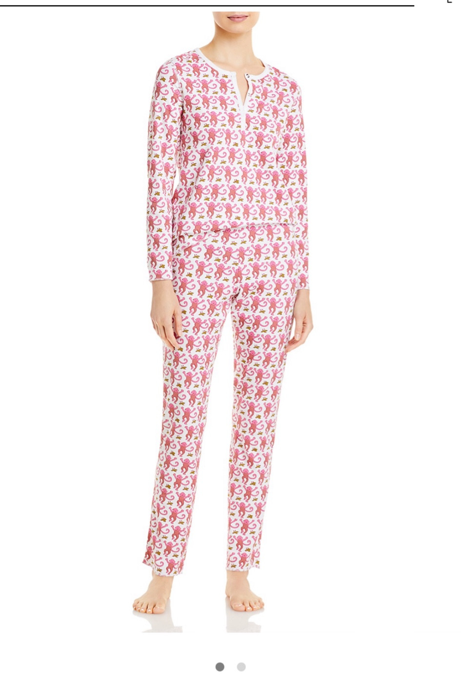shop roller rabbit pink monkey pajamas!!
