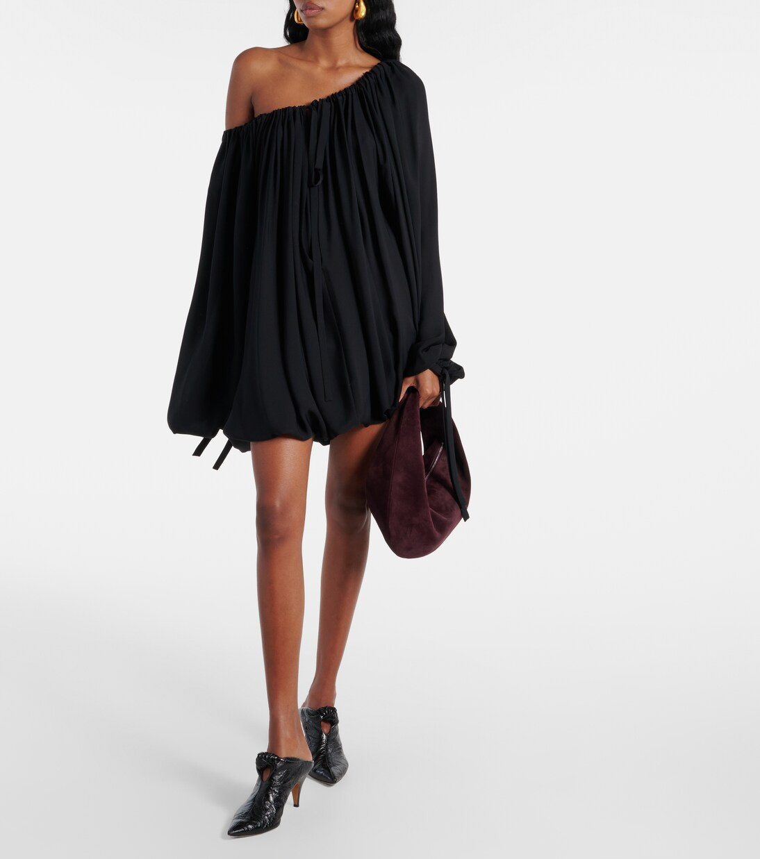 Olivia suede shoulder bag | Mytheresa (US/CA)