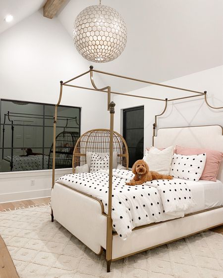 This canopy bed contain to be a best seller and it’s currently 20% off! 

Neutral rug / canopy bed / neutral rug / chandelier / egg chair / bedroom  /  teen room / Frontgate 

#LTKfamily #LTKsalealert #LTKhome