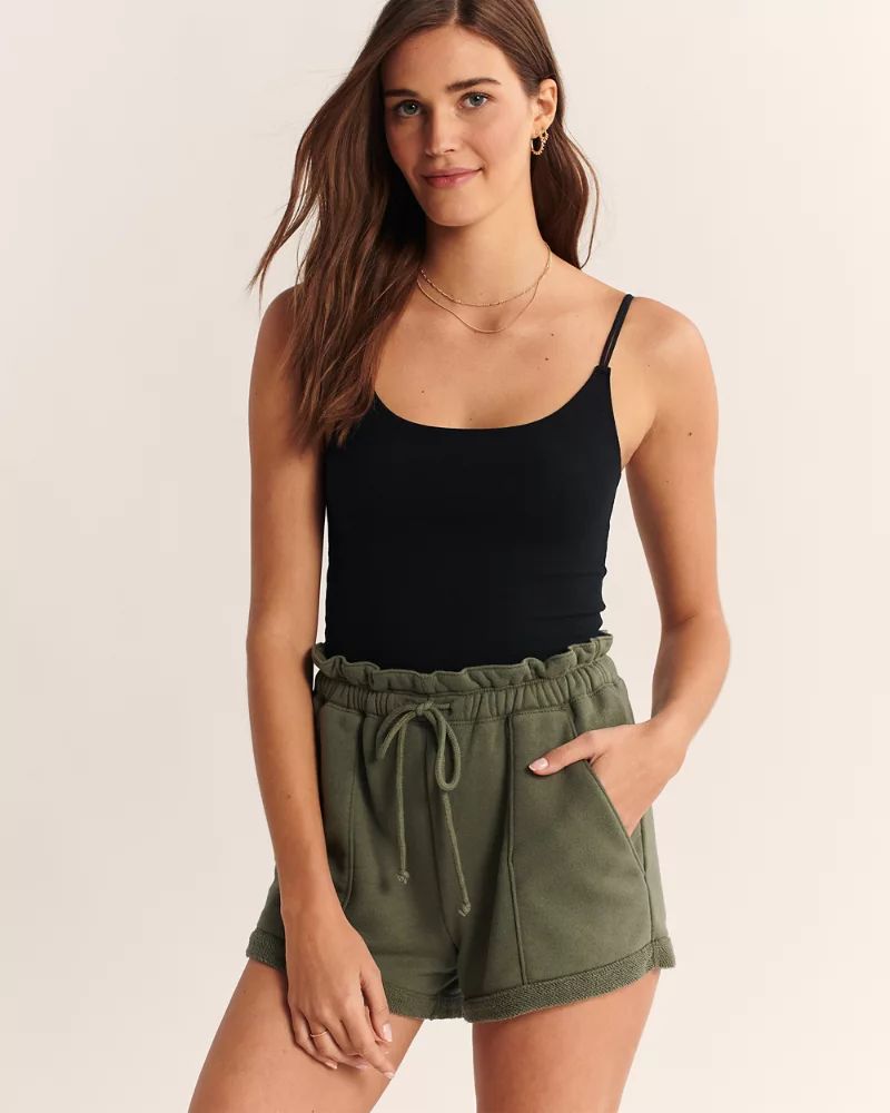 Knit Paperbag Shorts | Abercrombie & Fitch US & UK