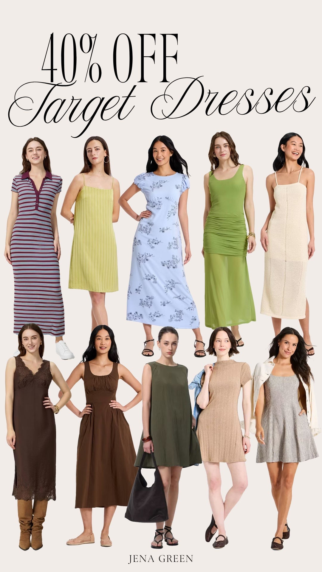Target 40% off Dresses | Target Sale

#LTKSeasonal #LTKSaleAlert #LTKootd