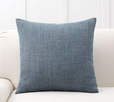 Tonal Palette Pillow Collection - Chambray Blues | Pottery Barn (US)