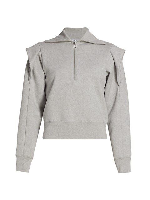 Sporty Zip Sweatshirt | Saks Fifth Avenue