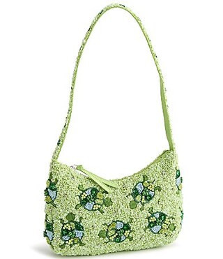 Vera Bradley Mini Roxbury Crescent Beaded Slow Dance Shoulder Bag - Slow Dance | Dillard's