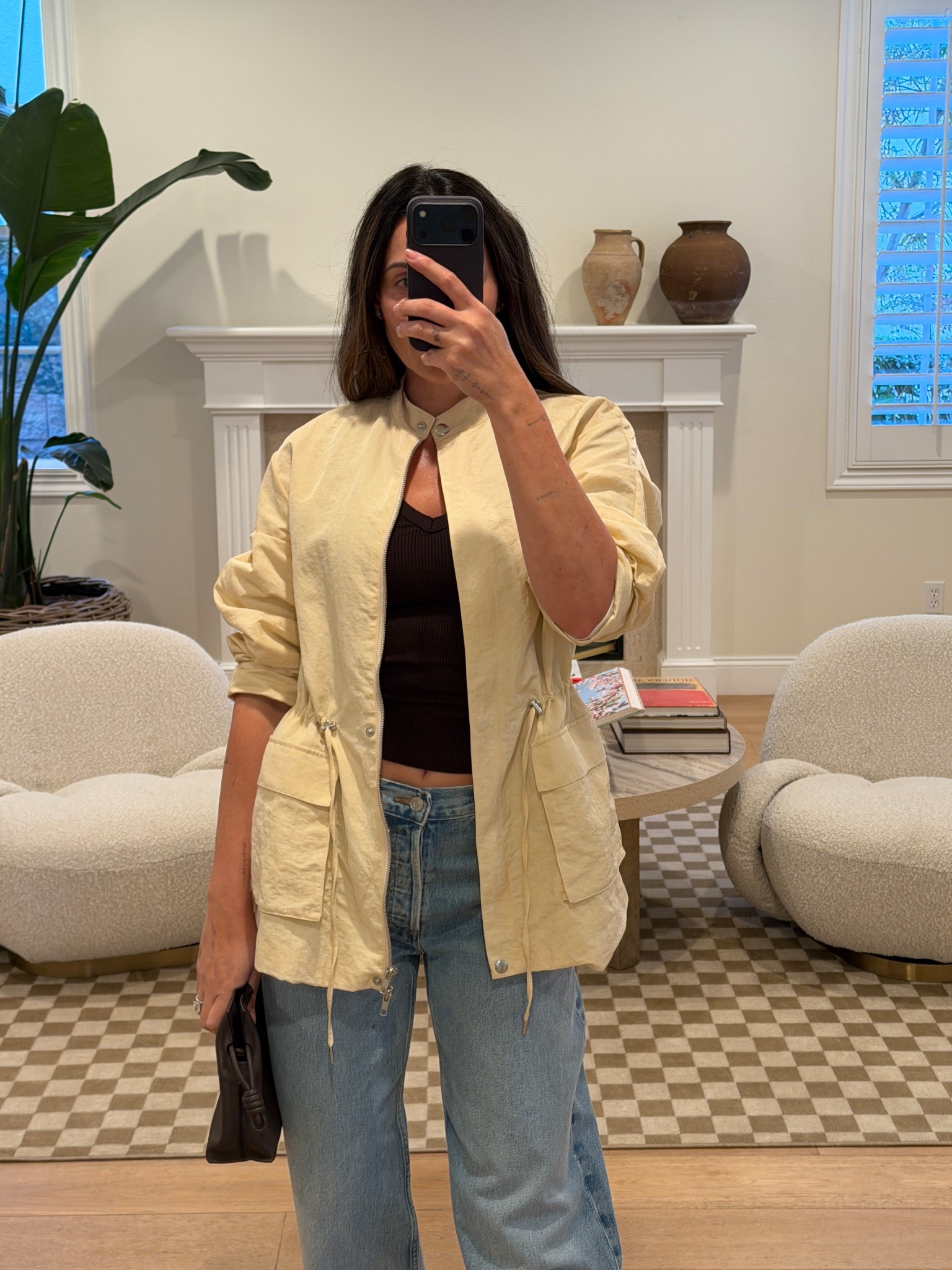 Perfect spring jacket 
Wearing XS 

#LTKOver40 #LTKSeasonal