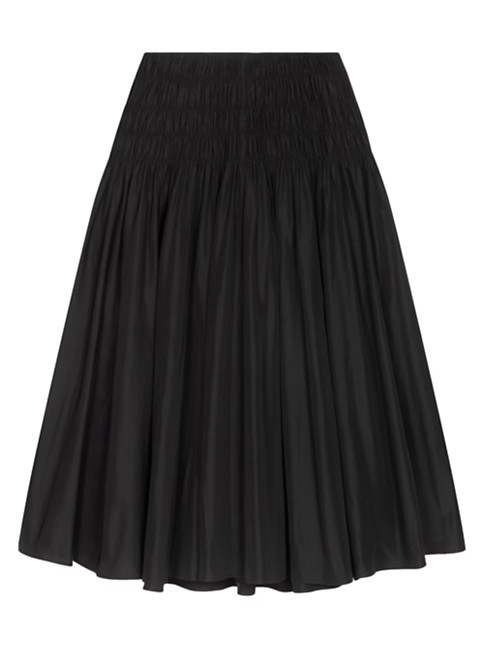Smocked Midi Skirt | Saks Fifth Avenue