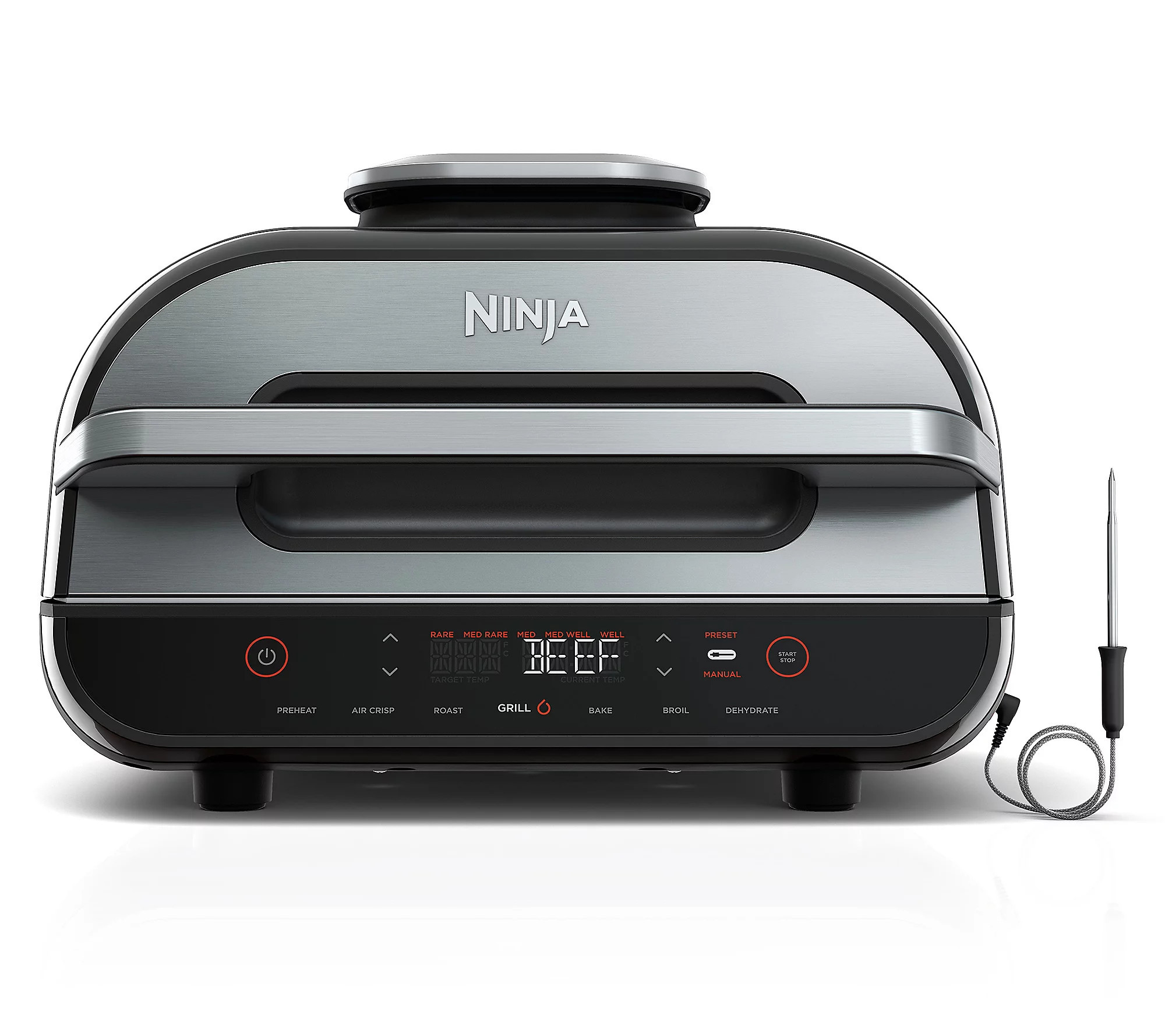 Ninja Foodi XL Indoor Grill & Air Fryer w/Temp robe | QVC