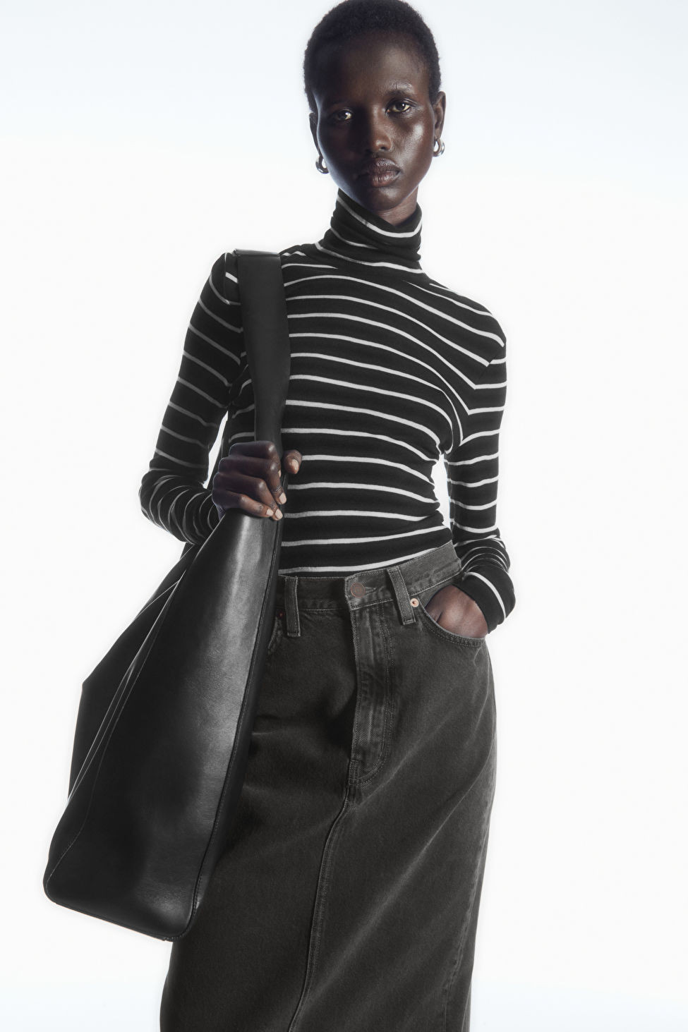 MERINO WOOL TURTLENECK TOP | COS UK