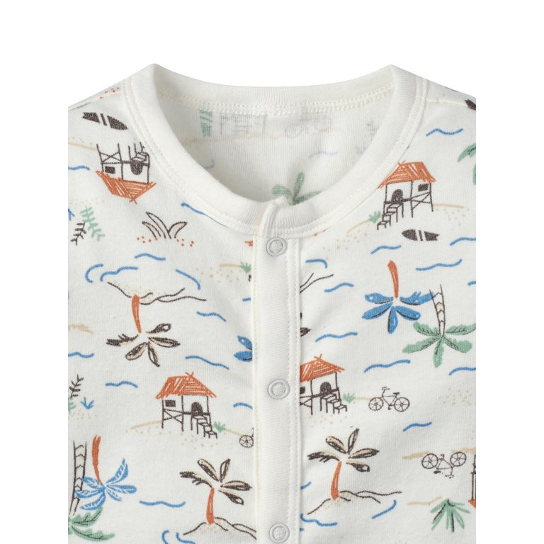 Modern Moments by Gerber Baby Boy or Girl Unisex Long Sleeve Coverall (Newborn - 12 Months) | Walmart (US)