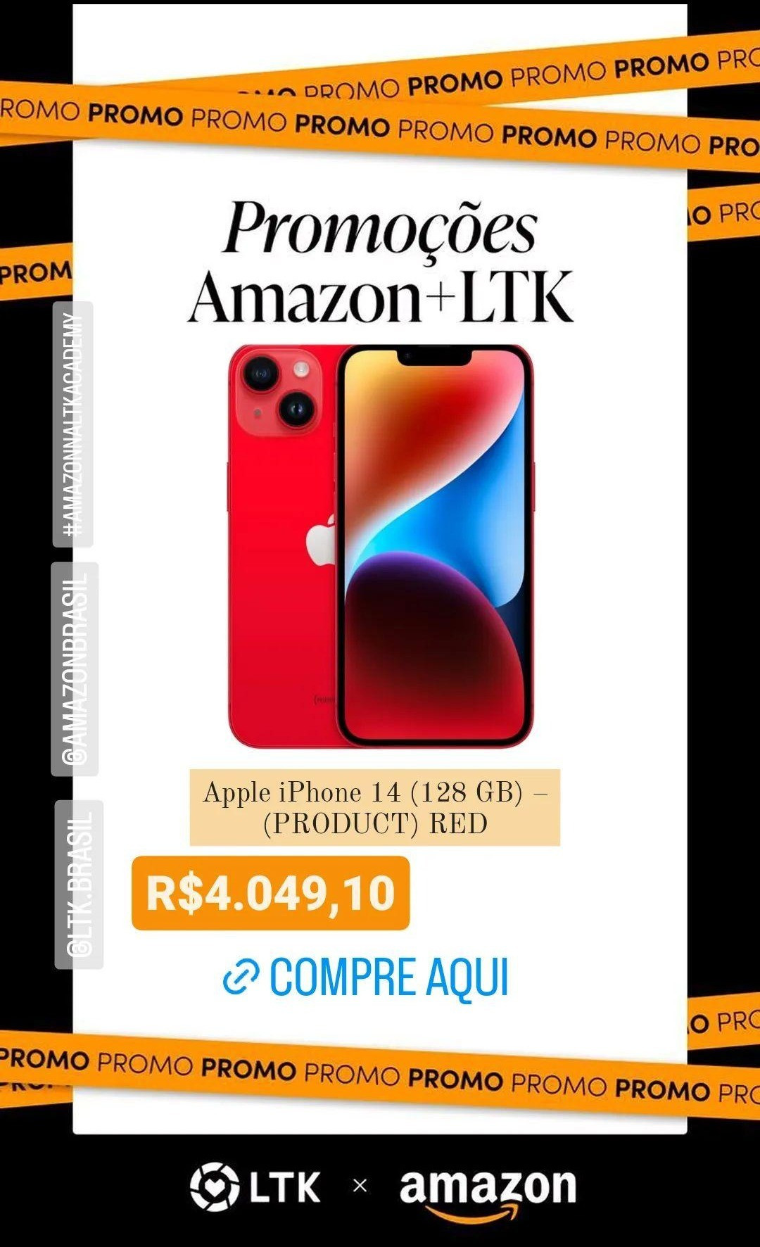 🩷 Apple iPhone 14 (128 GB) – (PRODUCT) RED 

#LTKbrasil #LTKfamily #LTKhome