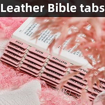 UPAFEXXI- Leather Bible tabs, Bible Tabs for Women, Bible Tabs for Study Bible, 80 Bible Index Bo... | Amazon (US)