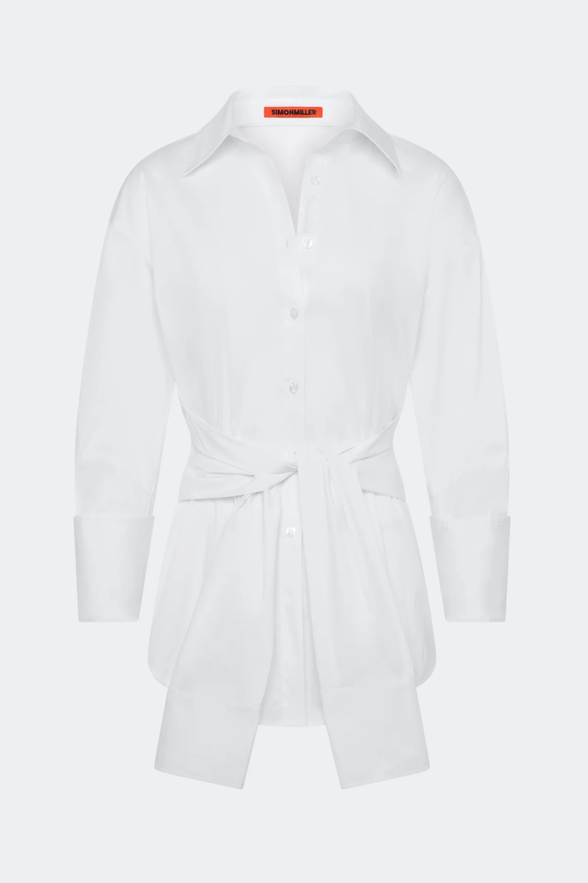 Inna Poplin Top in Macadamia | Simon Miller