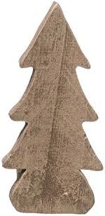 Creative Co-Op Distressed Brown Paulownia Tree 3.75 x 8 Wood Decorative Tabletop Christmas Figuri... | Amazon (US)