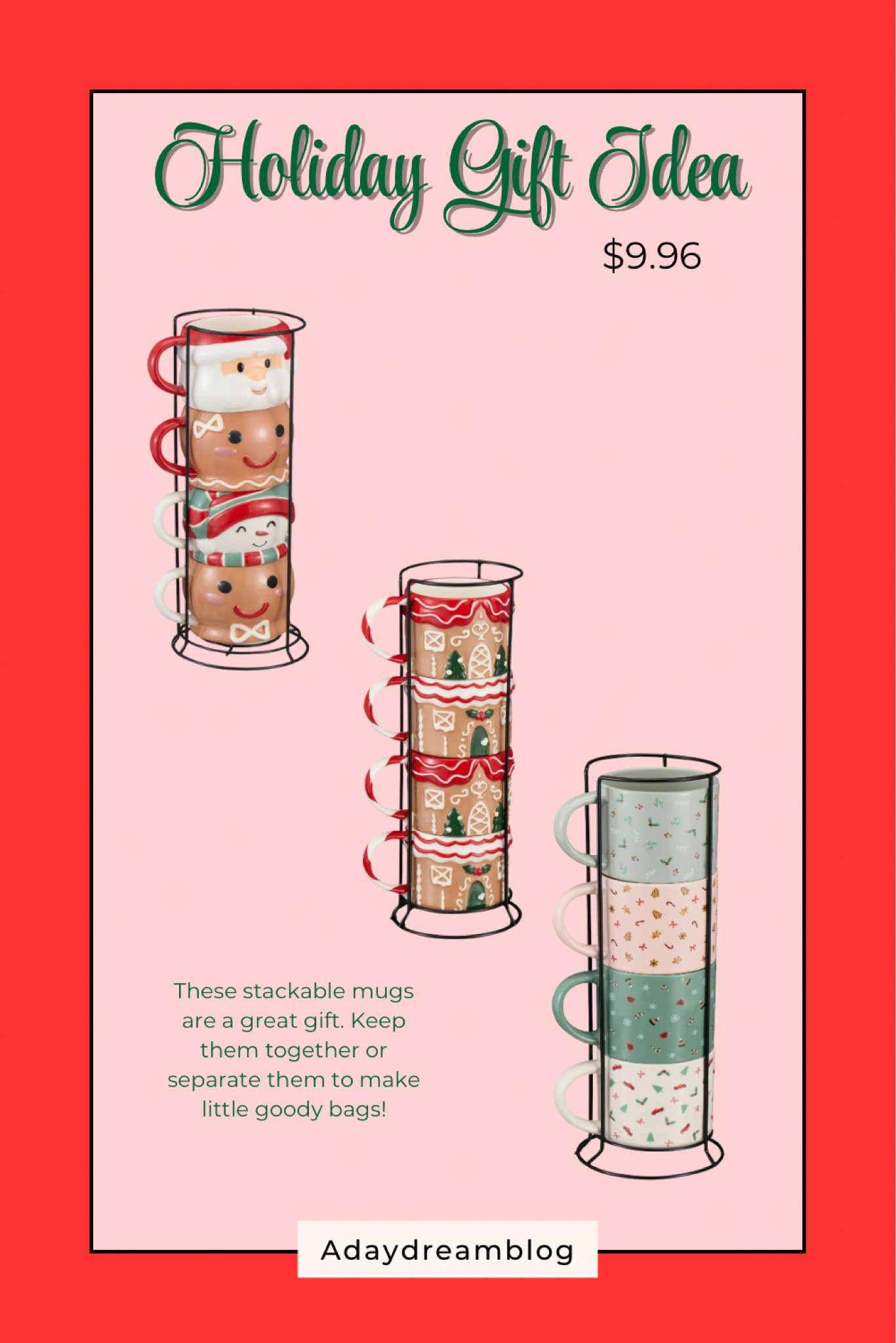 Cute holiday gift idea! These mugs are sure to sell out!