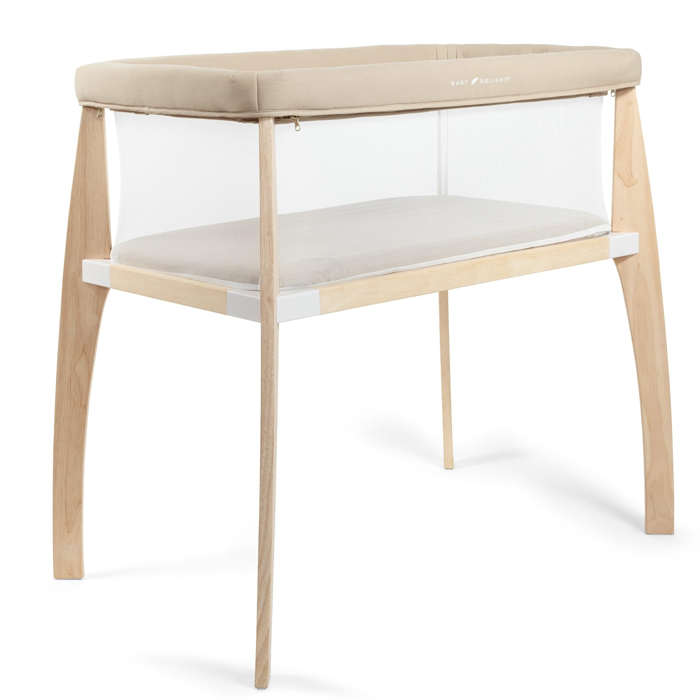 Baby Delight Heirloom Willow Wooden Bassinet | Bedside Sleeper & Baby Bassinet | 100% GOTS Certif... | Amazon (US)