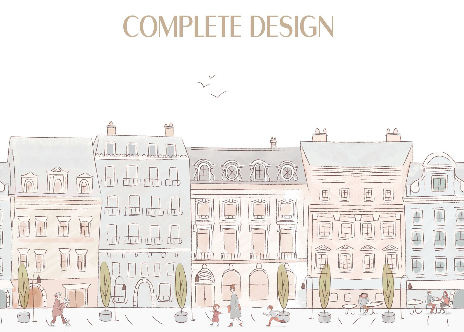 City Illustrated Wallpaper  Nursery Paris Wallpaper  Paris - Etsy | Etsy (US)