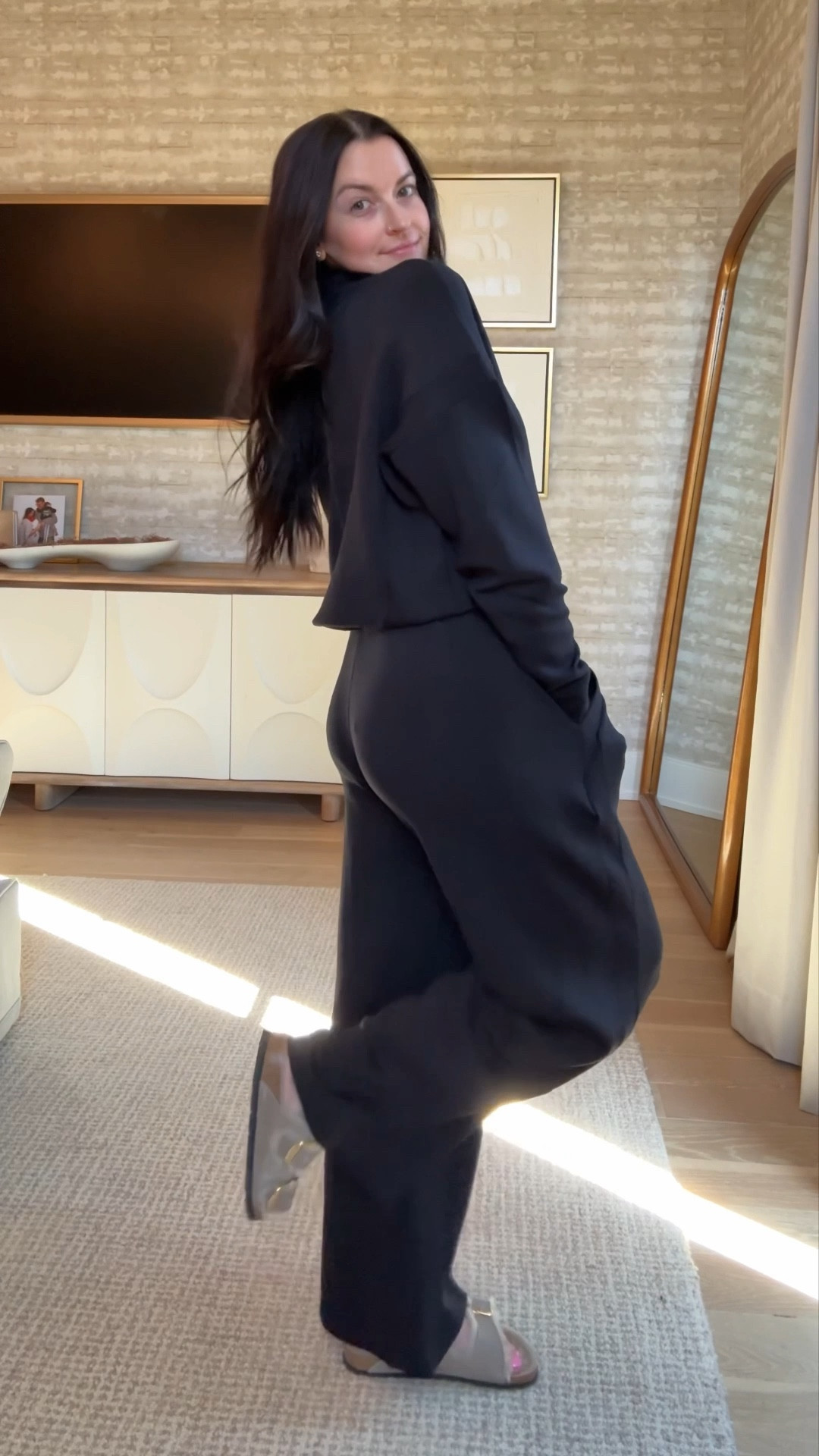 Use TIABXSPANX for 15% off @spanx. I wear mediums, regular length in the Air Essentials 

#LTKTravel #LTKootd #LTKmomlife