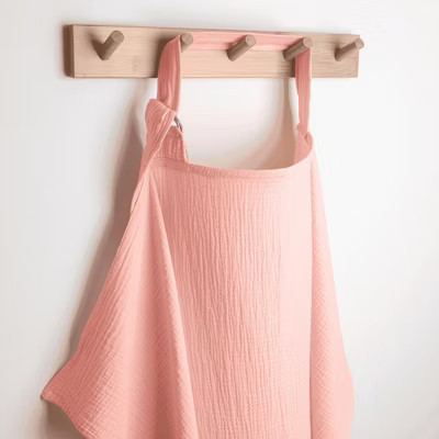 Muslin Nursing Cover for Baby Breastfeeding, Soft & Breathable Breastfeeding Cover for Mom by Comfy Cubs - Lace Pink | Target