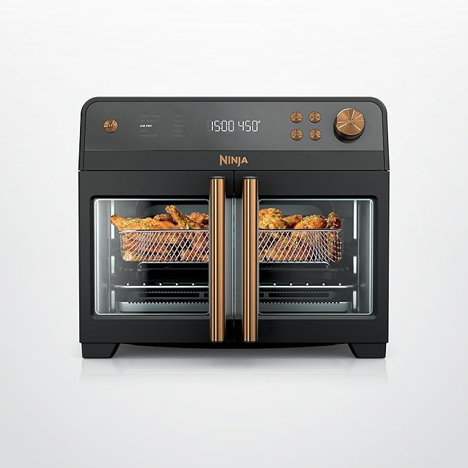 Ninja | French Door Premier Air fry Oven | 10-in-1 functions | 20.3-qt capacity | 5-qt Air Fry Ba... | Amazon (US)