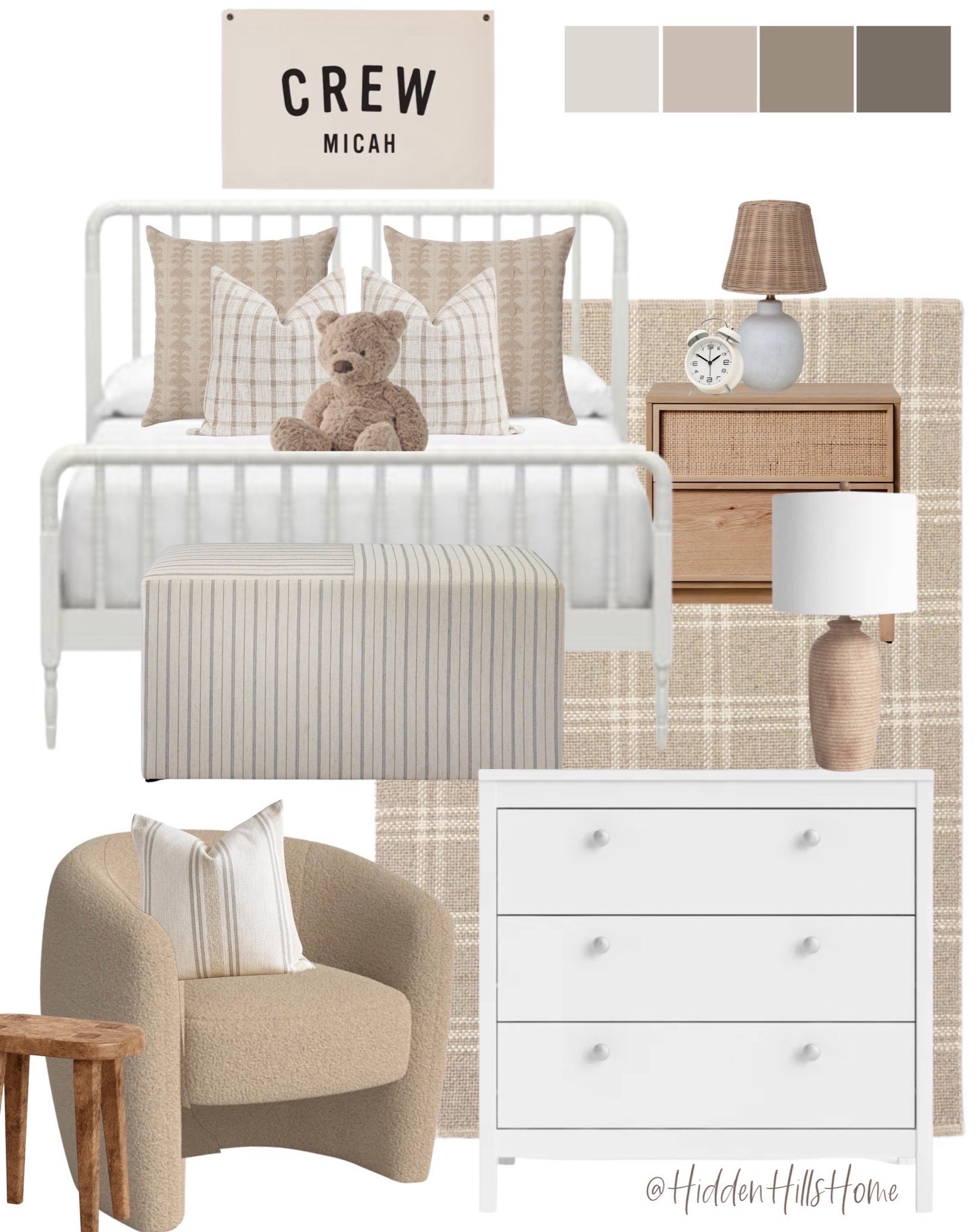 Modern-transitional boys bedroom mood board, neutral boys bedroom, little boys room design inspo #boys 


#LTKKids #LTKHome #LTKSaleAlert