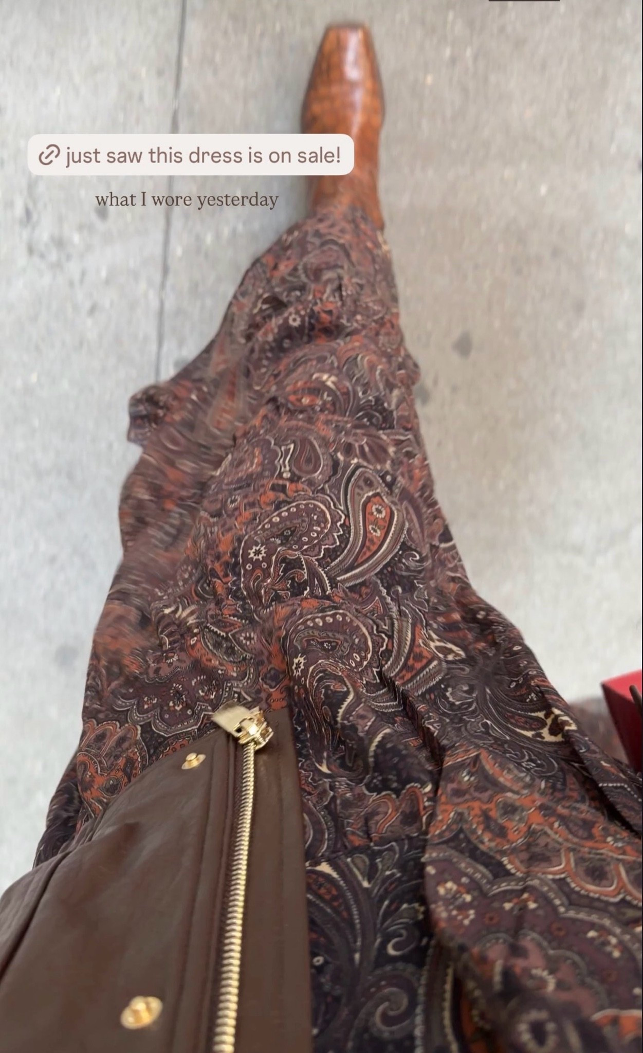 The prettiest Ralph Lauren dress for Fall! And I just saw it’s on sale! The rich paisley print is even more beautiful in person. 🍂🤎

#LTKootd #LTKSeasonal
