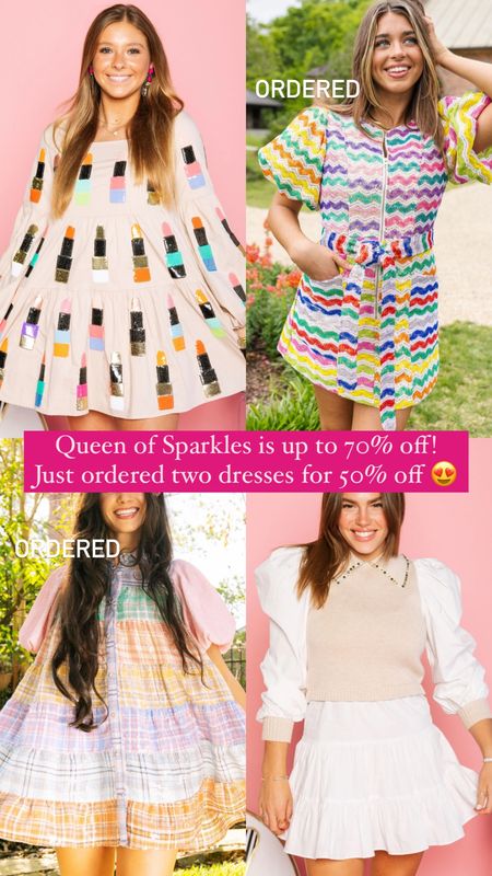 Queen of sparkles dresses are up to 70% off! 
Memorial Day sales / major sale alert / queen of sparkles 

#LTKFind #LTKsalealert #LTKSeasonal