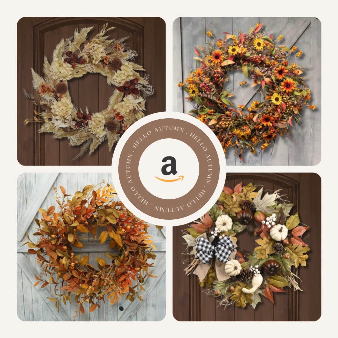Add a festive touch to your house with Fall wreaths. If it’s leaves, dried flowers, or pumpkins you’re after, they’ve got em!

#LTKFallSale #LTKSeasonal #LTKHome