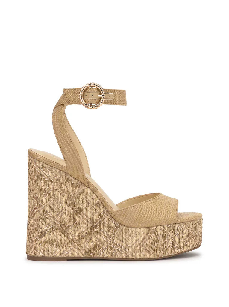 Kamindi Espadrille Wedge in Natural Raffia | Jessica Simpson E Commerce