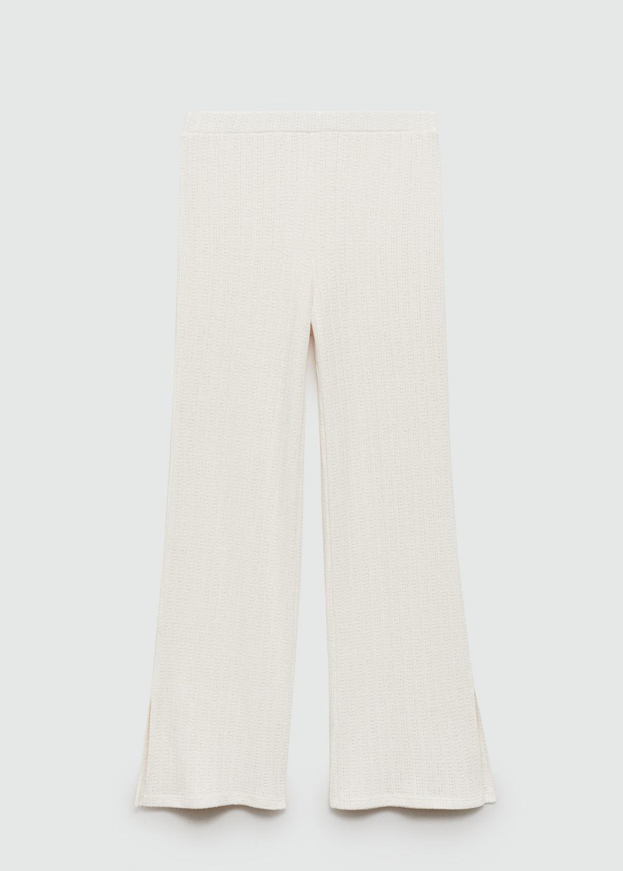 Straight crochet trousers - Woman | MANGO United Kingdom | MANGO (UK)