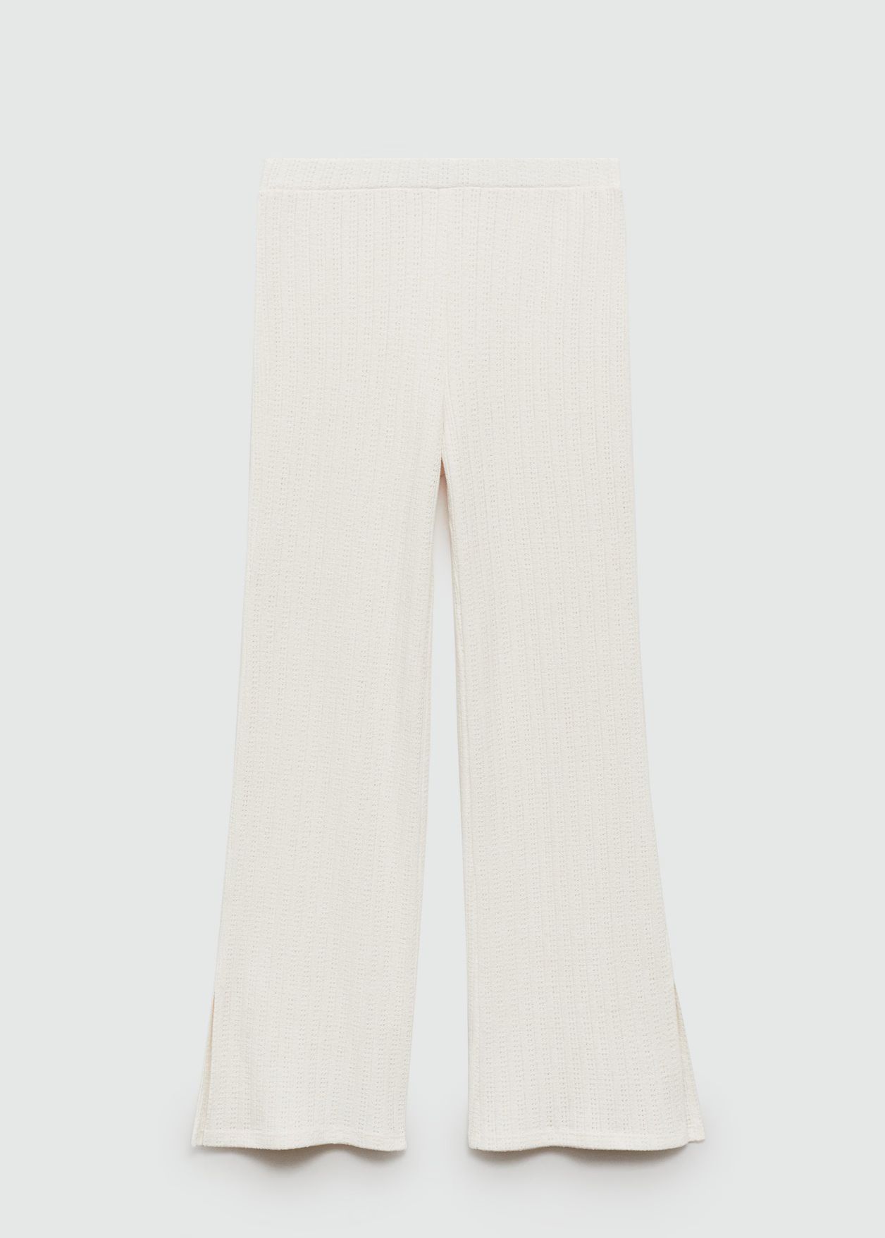 Straight crochet trousers - Woman | MANGO United Kingdom | MANGO (UK)