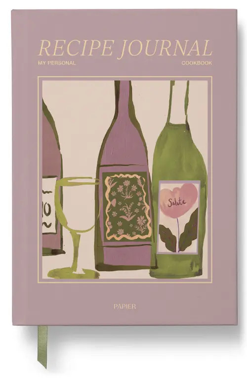 Papier The Vineyard Recipe Journal in Light/Pastel Purple at Nordstrom | Nordstrom