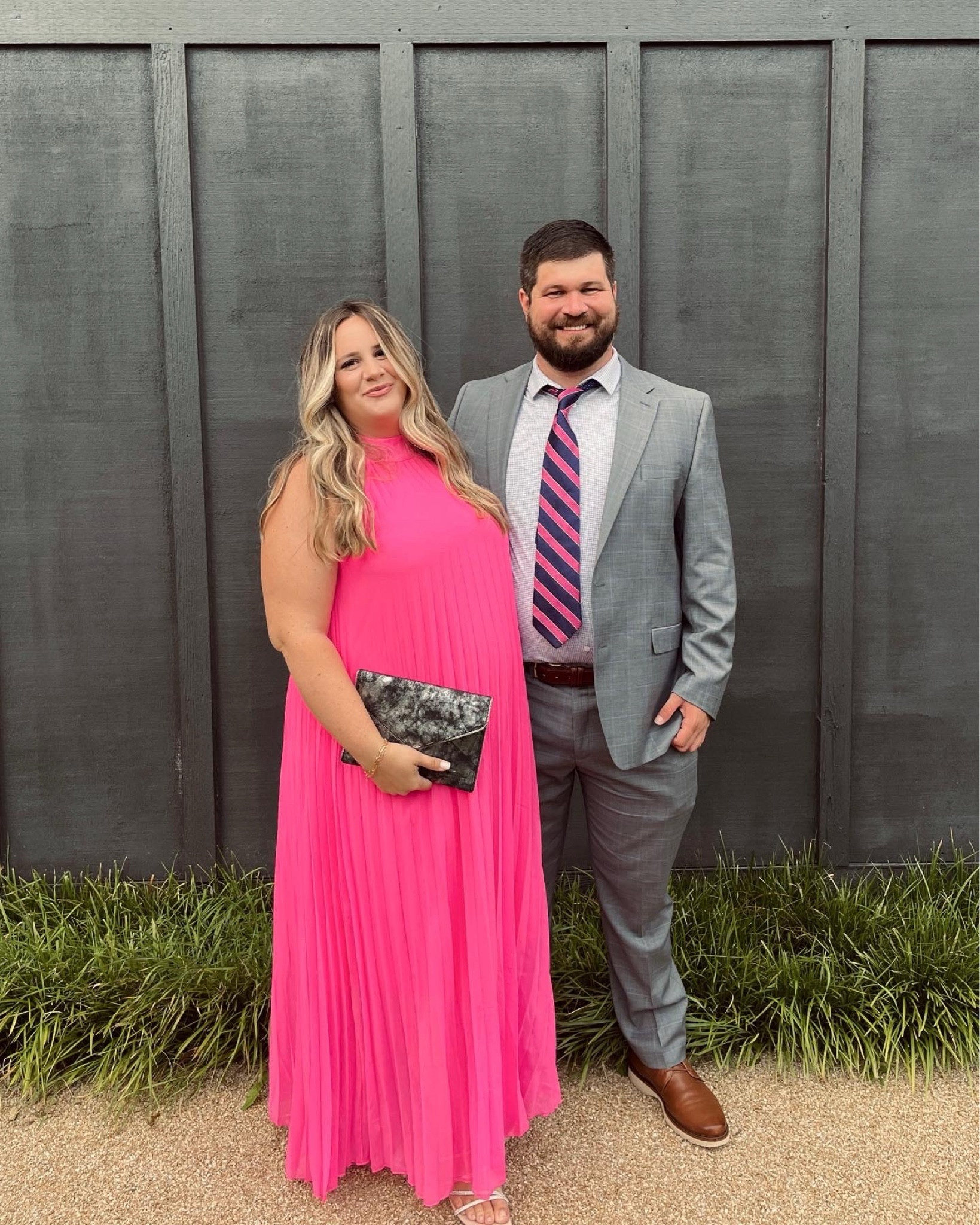 Hot pink wedding guest dress (maternity friendly)

#LTKplussize #LTKbump #LTKmidsize
