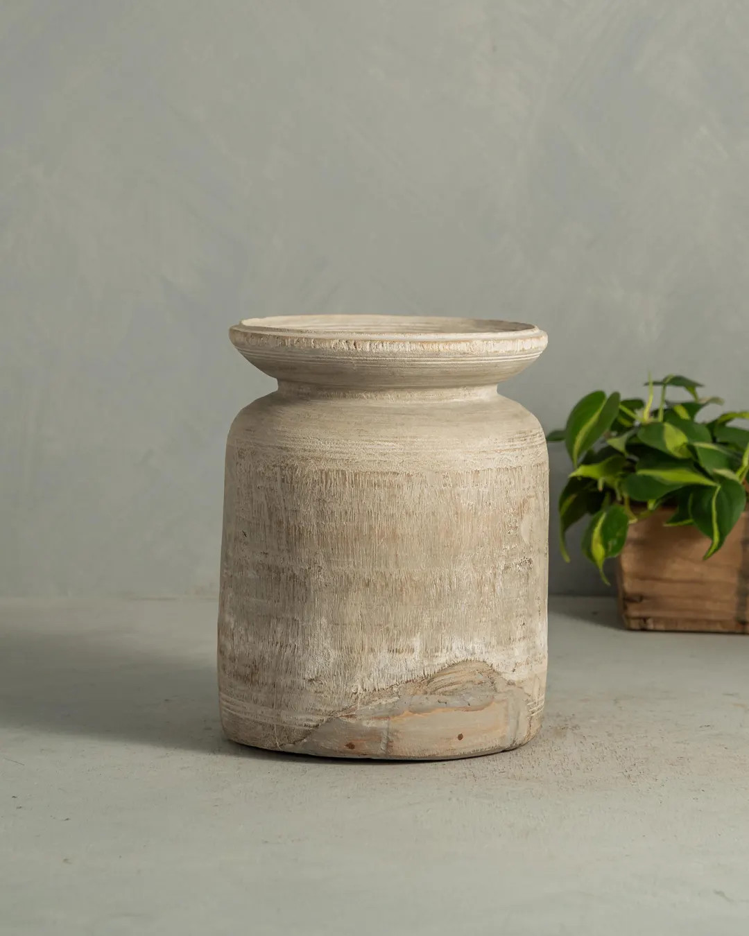 Vintage Teak Wood Vessel | Handcrafted Decorative Jar | Rustic Home Decor (free Shipping) - Etsy | Etsy (US)