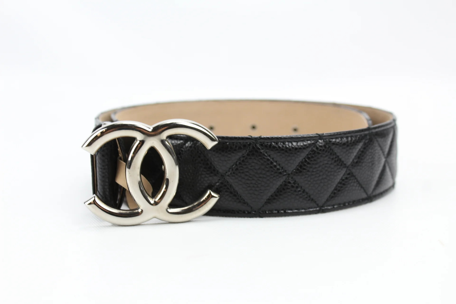 Belt Caviar CC Small (PL1) | Keeks Designer Handbags