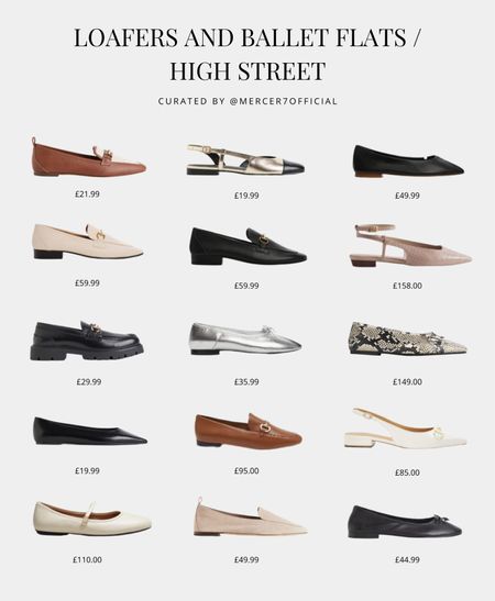 If you’re on a tighter budget, here are a few spring shoe options all available from the high street! 

Loafers, ballet flats, spring shoes, spring style, capsule wardrobe, spring/summer, flats, ballerina shoes, ballet pumps

#LTKSeasonal #LTKeurope #LTKstyletip