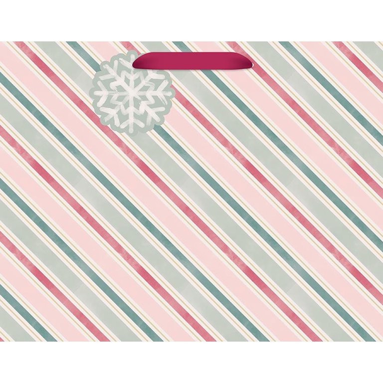 Joyful Wonder Multicolor Stripe Large Gift Bag | Walmart (US)