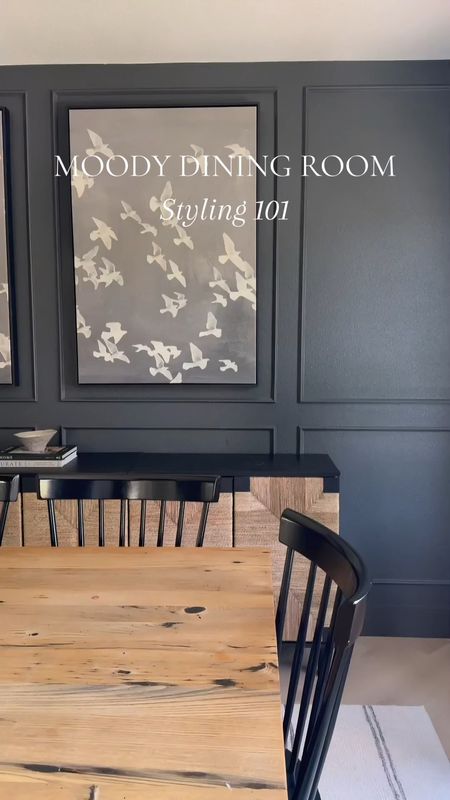 I love the way that our dining room looks in our current house, and it was exactly what I envisioned while decorating. If you have been here for a while, you know I’m all for painting our dining room black! So of course we did it in this space. I just love a moody space and how cozy it can feel with the right decor!

#LTKhome #LTKVideo