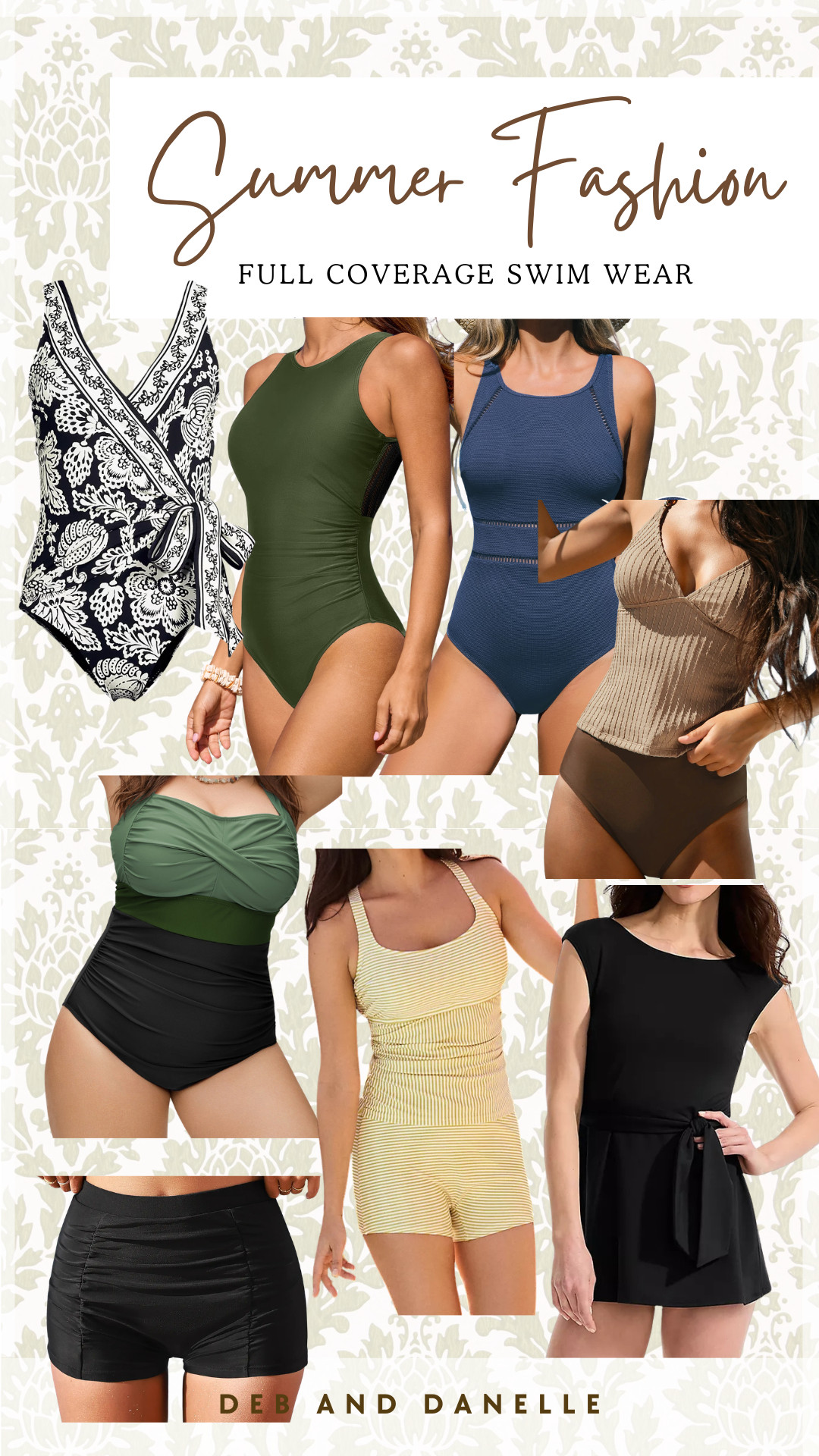 Here are some great swim wear options, both midsize and plus size, that offer tummy control and full coverage options.  

 #LTKSeasonal #LTKMidsize #LTKPlusSize