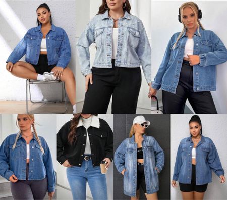 A cute denim jacket is a great layering piece for all the seasons. For fall especially, a jean jacket can be layered over dresses, bodysuits, mock neck, or truffle neck tops to create a fall outfit. 

#LTKSeasonal #LTKcurves #LTKunder50