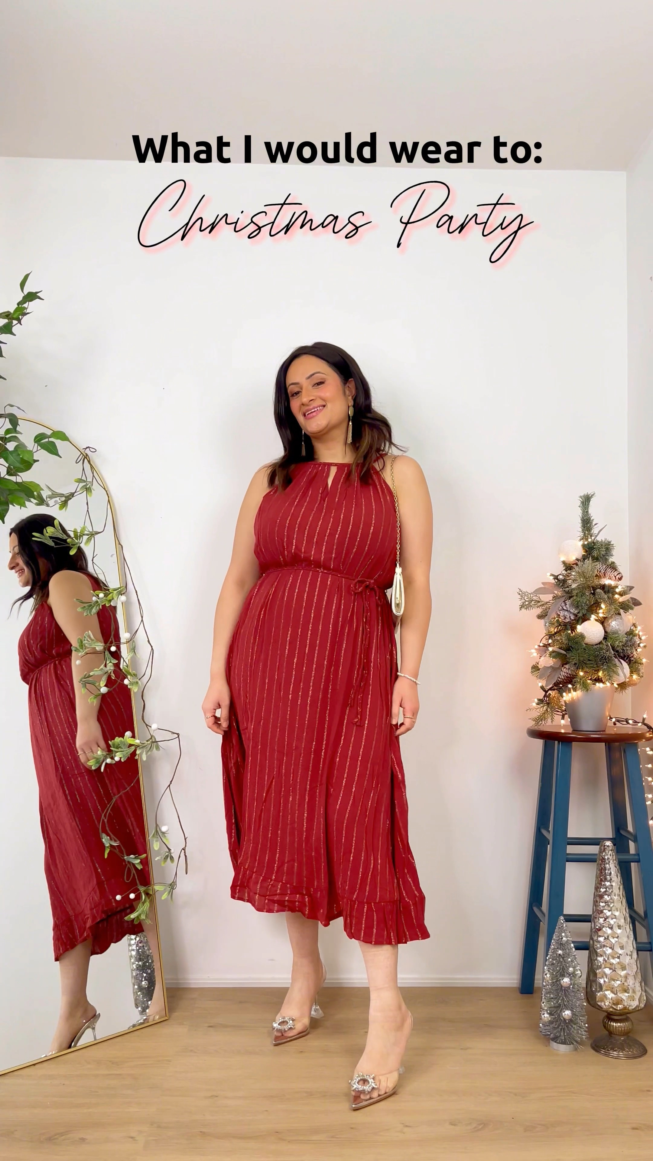 Christmas outfit ideas. Holiday outfits. Party dress, workwear look, loungewear. Festive outfit. 

#LTKHoliday #LTKstyletip #LTKparties